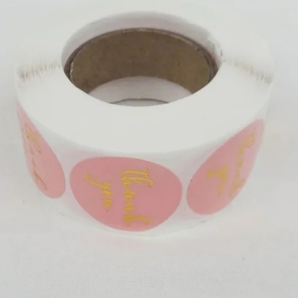 500 Pieces Roll Thank You Sealing Sticker - Picture 4 of 7